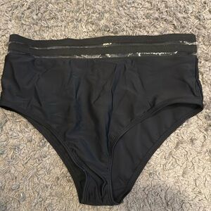 High waisted bikini bottoms